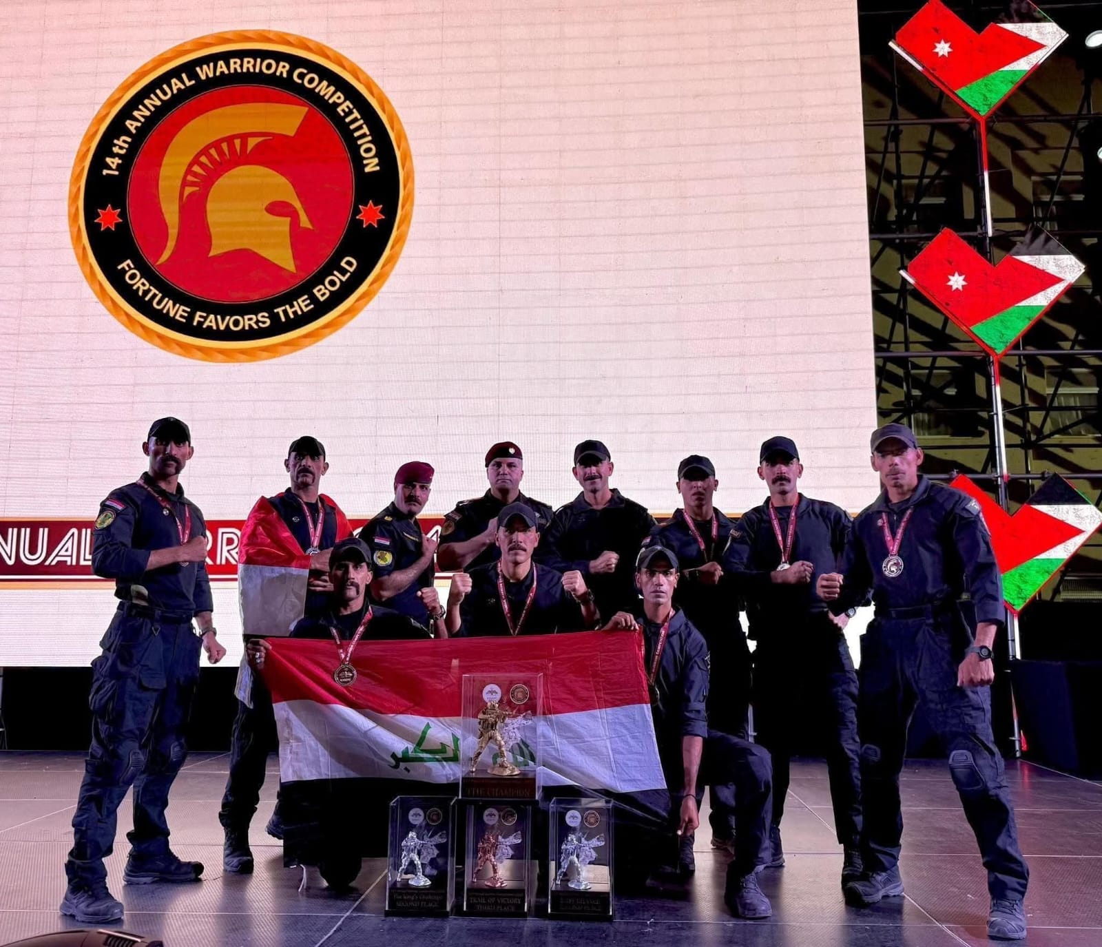 جهاز مكافحة الارهاب العراقي يتوج بالمرتبة الاولى عالميا بمسابقة المحارب الدولي