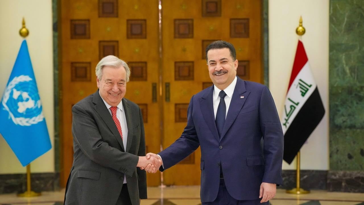 السوداني يطلق اسم “الأمم المتحدة” على أحد شوارع العاصمة بغداد