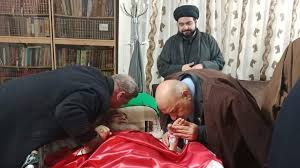 الرئيس رشيد والسوداني يقدمان التعازي للمرجع السيستاني